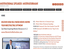 Tablet Screenshot of motivatorman.com